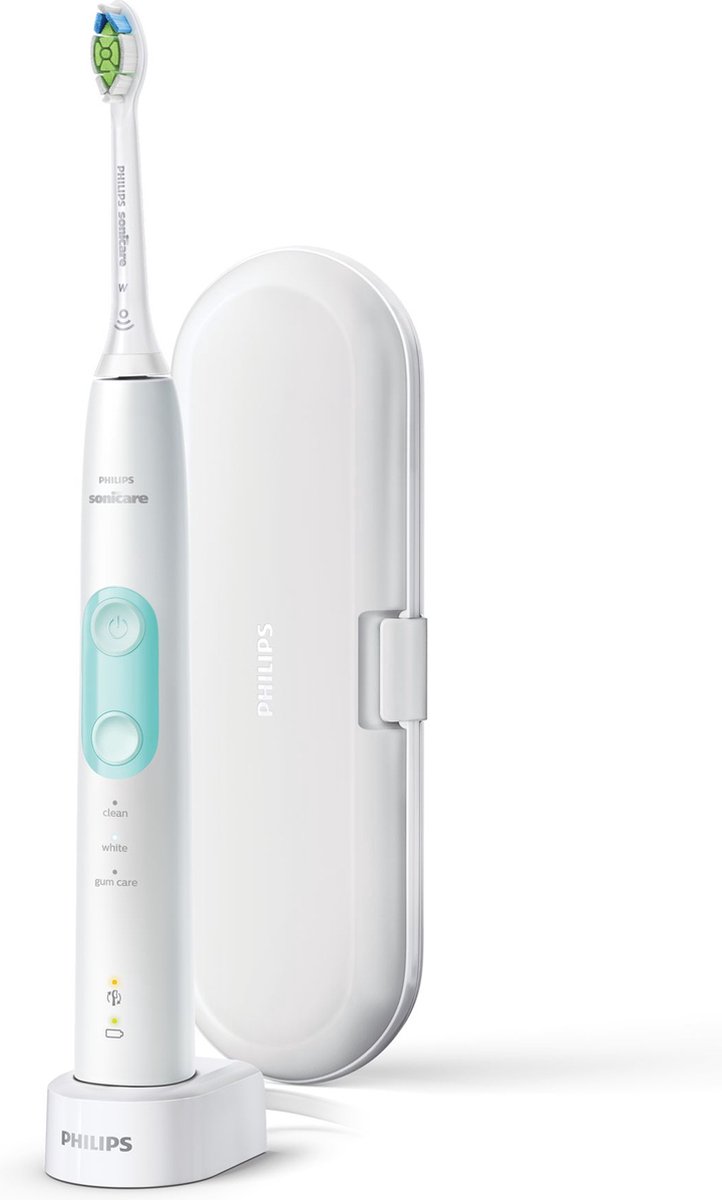 Philips 5100 series HX6857/28 elektrische tandenborstel Volwassene Sonische tandenborstel Muntkleur, Wit