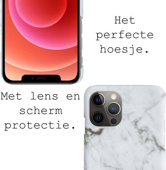 Coque iPhone 11 Pro Max Coque Marbre Coque Marbre Wit Hardcover