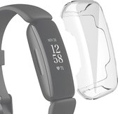 Shop4 - Fitbit Inspire 2 Case - Siliconen Transparant