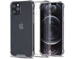 Ceezs telefoonhoesje geschikt voor Apple iPhone 12 Pro Max hoesje shockproof / schokbestendig transparant