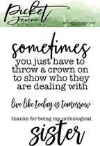 Throw On A Crown Clear Stamps (S-129)
