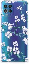 Telefoonhoesje Motorola Moto G100 Foto hoesje Blossom White