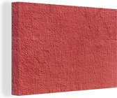 La texture d'un mur rouge 90x60 cm - Tirage photo sur toile (Décoration murale salon / chambre)