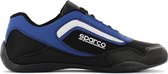 SPARCO Jerez Low - Heren Motorsport Sneakers Sport Casual Schoenen Zwart-Blauw - Maat EU 44