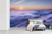 Behang - Fotobehang Natuur in de winter - Breedte 360 cm x hoogte 240 cm