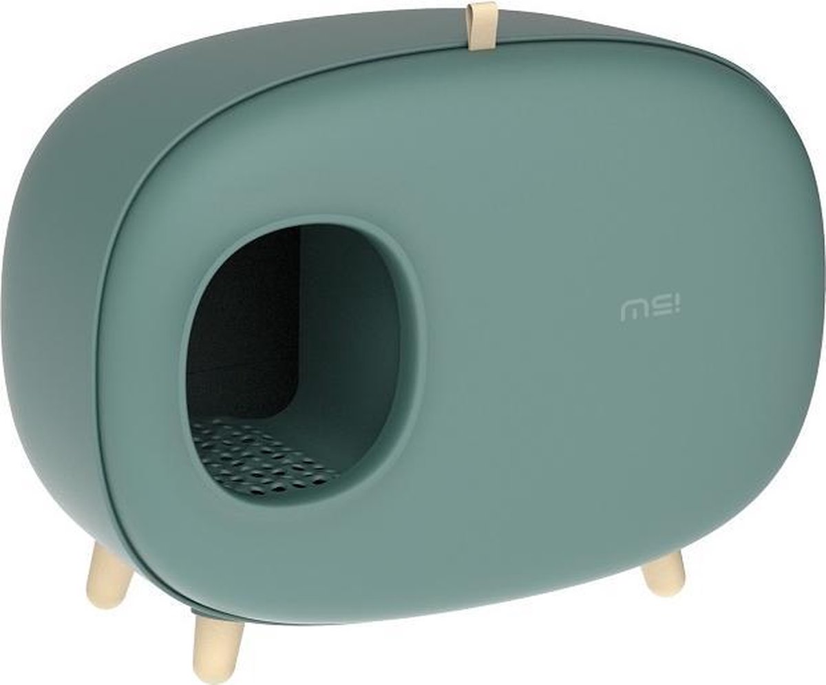 Wegwerp Kattenbak - 10 Stuks Groen - Hygiënisch 3-in-1 Opvouwbaar Papier, Groot Formaat Voor Alle Katten