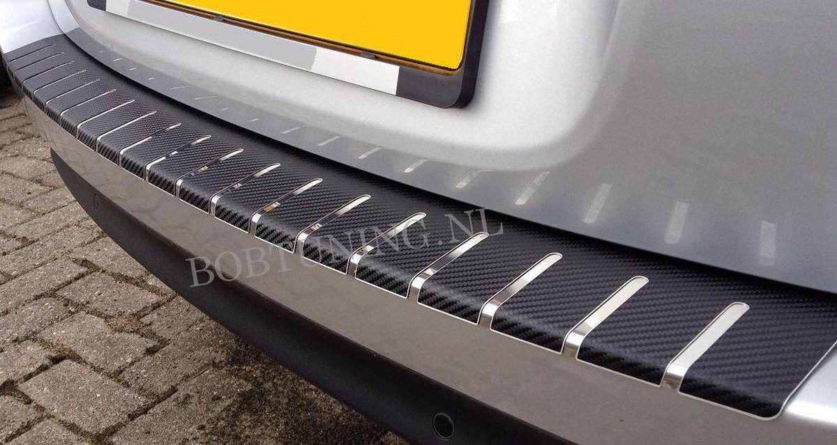 Carbon rvs bumperbescherming Volkswagen Caddy | 2015-2020 | bol.com