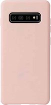 Fonu Premium Siliconen Backcase hoesje Samsung S10 Roze