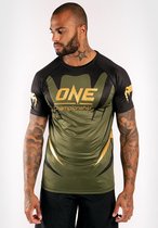 Venum X ONE FC Dry Tech T-shirt Khaki Gold maat L