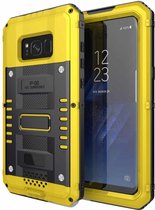 Metalen valbestendig + schokbestendig + stofdicht beschermhoes met volledige dekking voor Galaxy S8 + (geel)