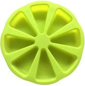 2 STKS Siliconen Oranje Vorm 8-Punts Schimmel Keuken Cake Pizza Bakken Model (Groen)