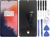 AMOLED Materiaal LCD-scherm en Digitizer Volledige montage voor OnePlus 7T (zwart)