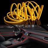 4m koud licht flexibele LED Strip licht voor auto decoratie (geel licht)