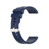 Voor Huawei Honor Watch ES siliconen vervangende polsband horlogeband (marineblauw)
