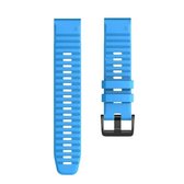 Voor Garmin Fenix 6X 26mm Smart Watch Quick Release Silicon Polsband Horlogeband (hemelsblauw)