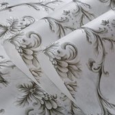 3D-patroonbehang Damascus zelfklevend behang Non-woven reliëf diep reliëf achtergrondbehang, specificatie: 0,53 x 3 m (22103)