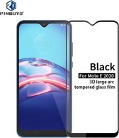 Voor Motorola Moto E (2020) PINWUYO 9H 3D gebogen volledig scherm explosieveilige gehard glasfilm (zwart)