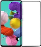 Voor Galaxy A51 2PCS mocolo 0.33mm 9H 2.5D Volledige lijm Gehard glasfilm (zwart)