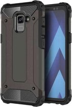 Voor de Galaxy A5 (2018) magische Armor TPU + PC combinatie Case(Bronze)