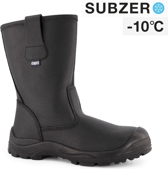 Dapro Intrepid S3 C SubZero® Bont gevoerde winter Veiligheidslaarzen - Maat 39 - Zwart - Stalen neus en antiperforatie stalen tussenzool - Veiligheidslaars/Werklaarzen gevoerd/Werklaars gevoerd
