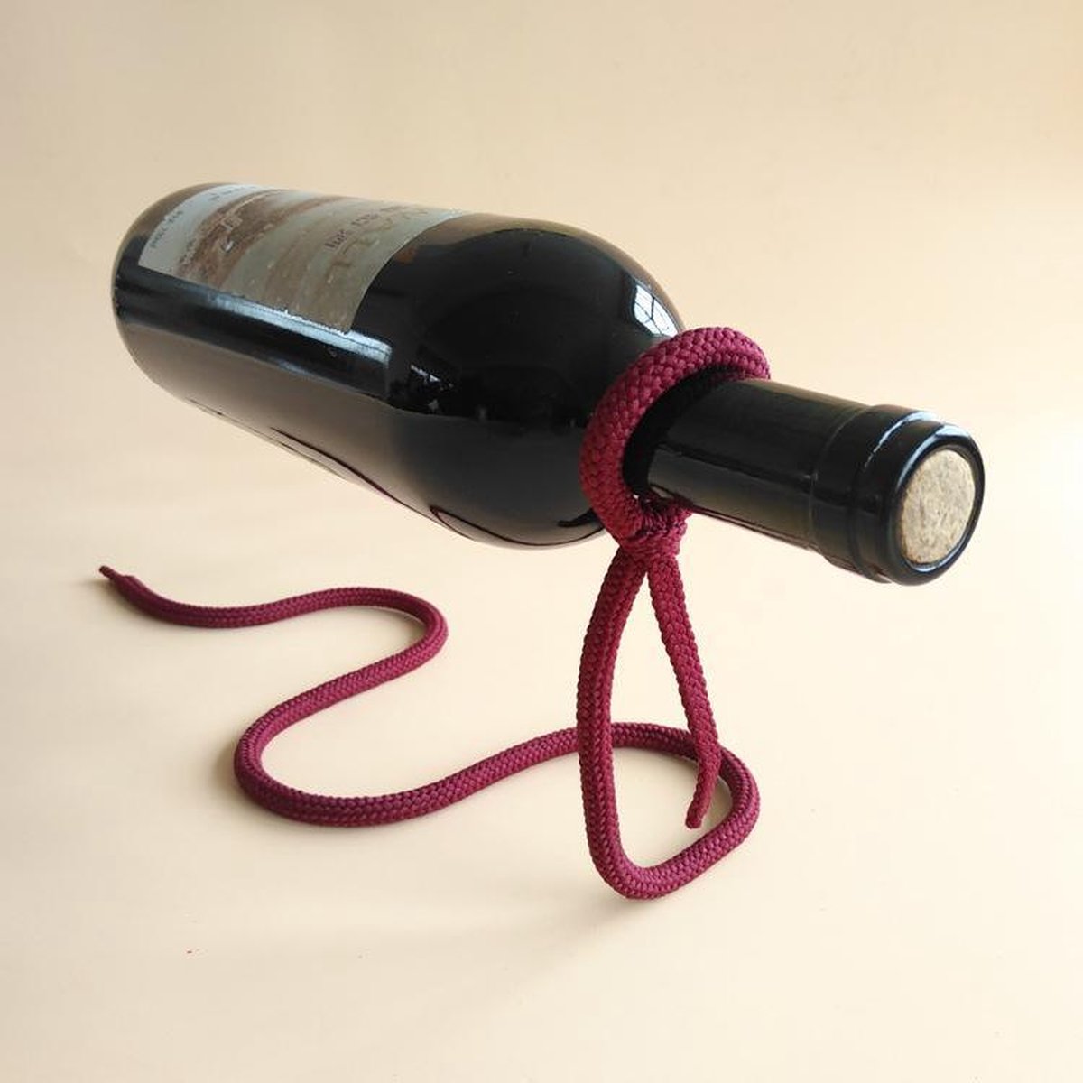 Wijnrek- wijnrek metaal - cadeau - kerstcadeau- woondecoratie- wijnrek