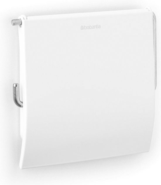 Brabantia ReNew WC Rolhouder - met Klep - Hangend - Zonder boren - White