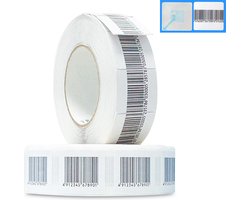 Barcode Stickerlabels EAS RF 8,2Mhz - 4 x 4 cm - 1000 Stickers