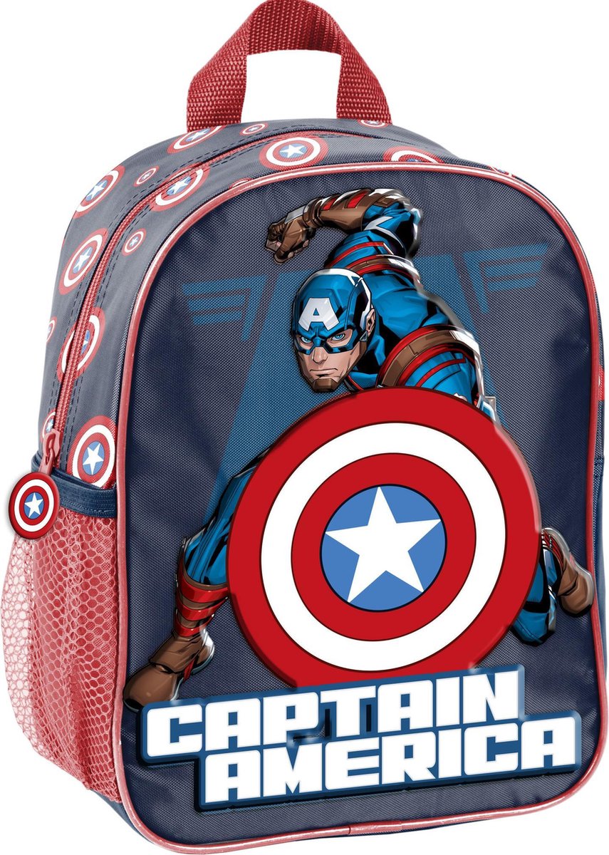 Marvel Avengers Peuterrugzak Schild 3D - 28 x 22 x 10 cm - Polyester