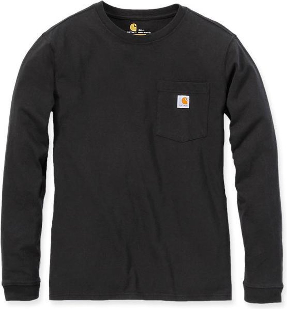 Carhartt 103244 Workwear Pocket Longsleeve T-Shirt - Original Fit - Black - L
