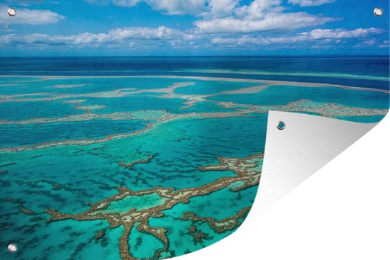 Great Barrier Reef foto afdruk Tuinposter 60x40 cm - Foto op Tuinposter (tuin decoratie)