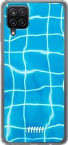 6F hoesje - geschikt voor Samsung Galaxy A12 - Transparant TPU Case - Blue Pool #ffffff