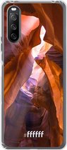 6F hoesje - geschikt voor Sony Xperia 10 III -  Transparant TPU Case - Sunray Canyon #ffffff