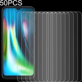 Voor Motorola Moto G9 Spelen 50 STUKS 0.26mm 9H 2.5D Gehard glasfilm