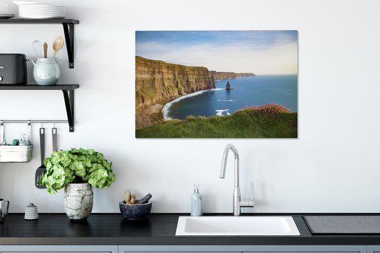 Kliffer of Moher en Irlande toile 2cm 90x60 cm - Tirage photo sur toile (Décoration murale salon / chambre)