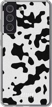 6F hoesje - geschikt voor Samsung Galaxy S21 FE -  Transparant TPU Case - Dalmation Print #ffffff