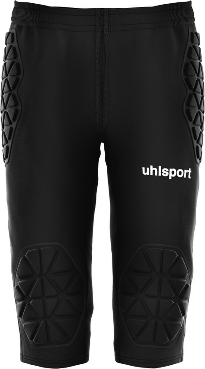 Uhlsport Anatomic Goalkeeper Longshort Junior Sportbroek - Maat 128  - Unisex - Zwart
