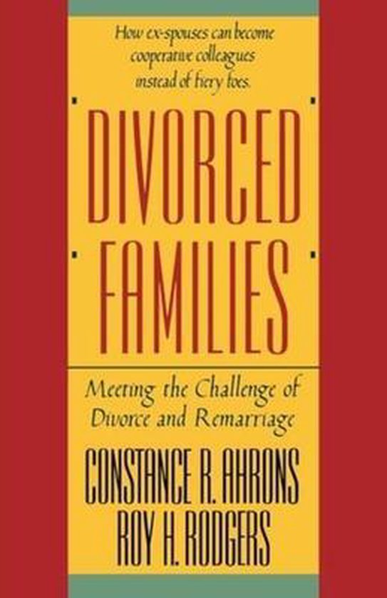 Divorced Families - Meeting the Challenge of Divorce and Rem ... - cover