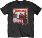 Tshirt Homme Black Sabbath -M- Sabotage Zwart