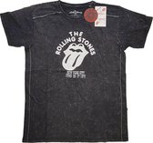 The Rolling Stones - NYC '75 Heren T-shirt - S - Zwart