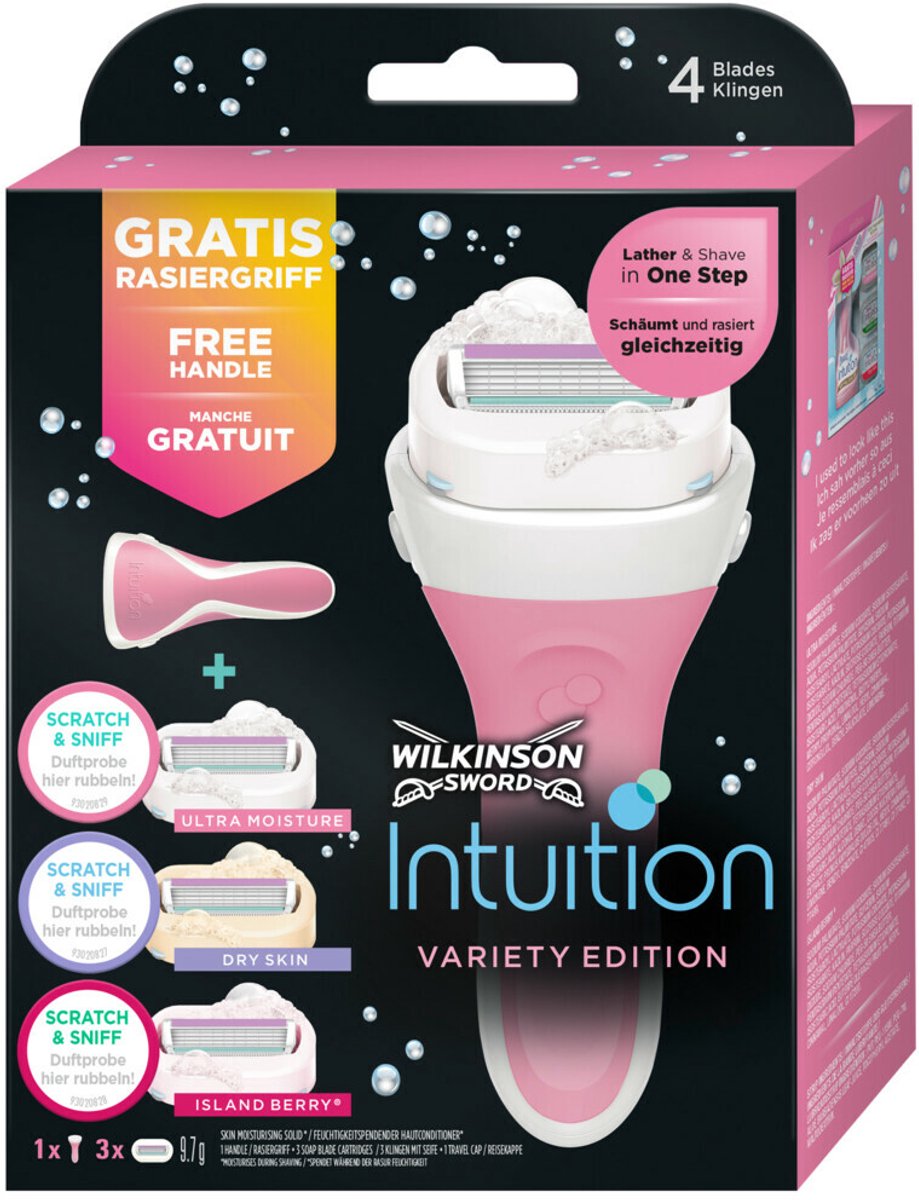 Bol.com Wilkinson Woman Scheermes Voordeelverpakking Intuition Variety Edition 1 set aanbieding