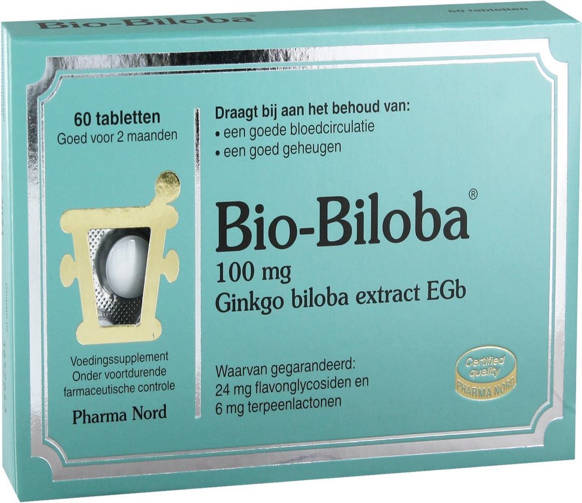 Goedkoopste Pharma Nord - Bio-Biloba - 60 Tabletten - Voedingssupplementen