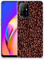 Hoesje OPPO A94 5G | Reno5 Z Telefoon Hoesje Koffiebonen