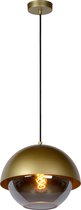 Lucide COOPER - Hanglamp - Ø 30 cm - 1xE27 - Mat Goud / Messing