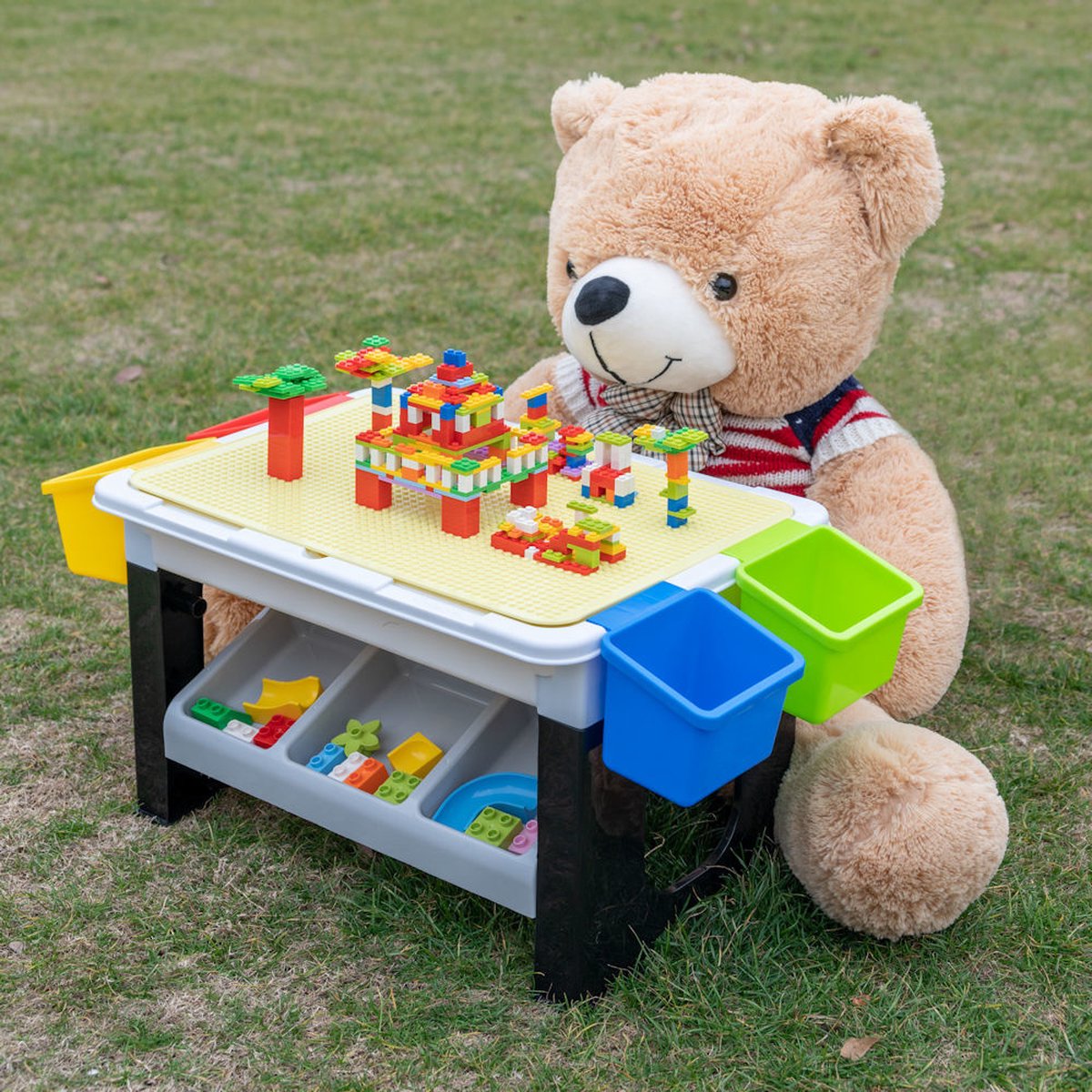 Decopatent® - Speeltafel met bouwplaat (geschikt voor Duplo® blokken