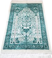 Gebedskleed: Turquoise met zilveren draad Prada gebedsmat