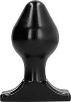 All Black Buttplug 16 x 8 cm - zwart