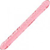 Crystal Jellies Double Dong Pink 18 inch