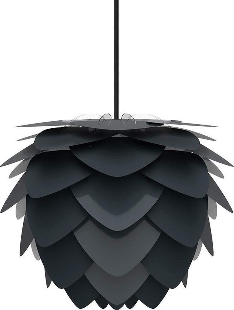 Umage Aluvia Mini hanglamp anthracite grey - met koordset zwart - Ø 40 cm