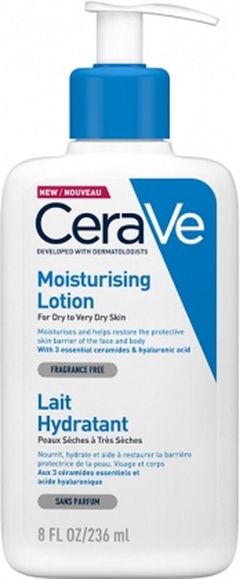 CeraVe - Moisturizing Lotion - Bodymelk - droge tot zeer droge huid - 236 ml