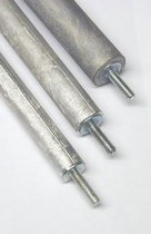 KOCH Magnesium staafanode met schroefdraadaansluiting, 8 x 30 mm, Ø 26 mm, 500 mm